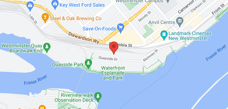 map of 1605 1185 QUAYSIDE DRIVE